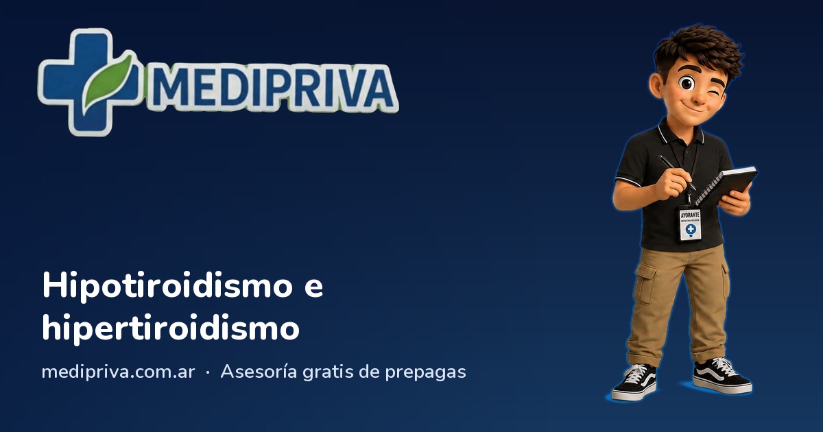 Informe sobre hipotiroidismo e hipertiroidismo