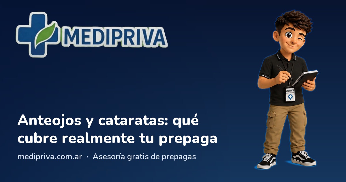 Miniatura: Anteojos y cataratas: qué cubre realmente tu prepaga