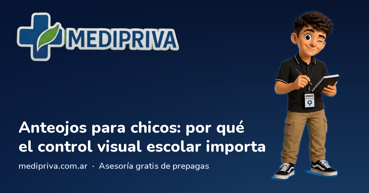 Miniatura: Anteojos para chicos: por qué el control visual escolar importa