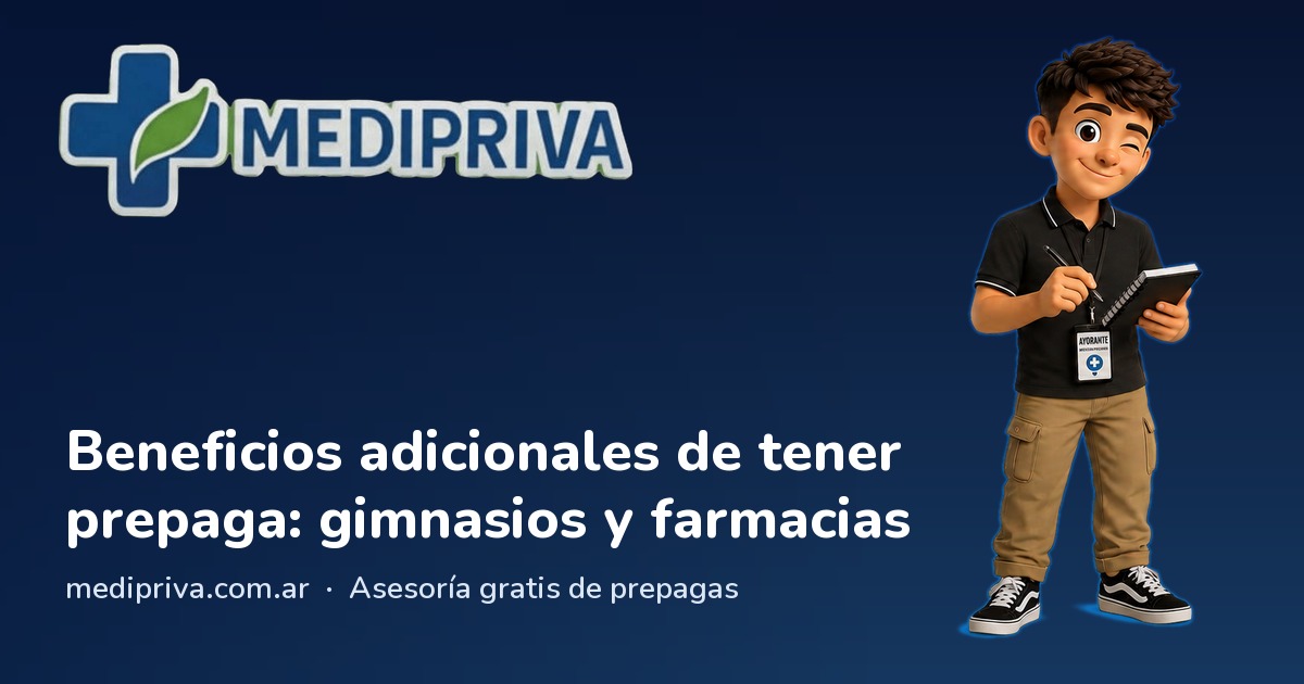 Miniatura: Beneficios adicionales de tener prepaga: gimnasios y farmacias