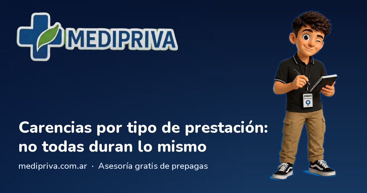 Miniatura: Carencias por tipo de prestación: cuáles no admiten espera y cuáles sí