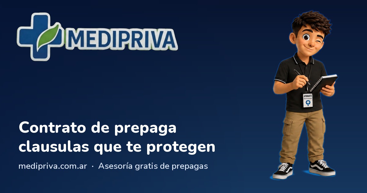 Miniatura: Contrato de prepaga: las cláusulas que te protegen