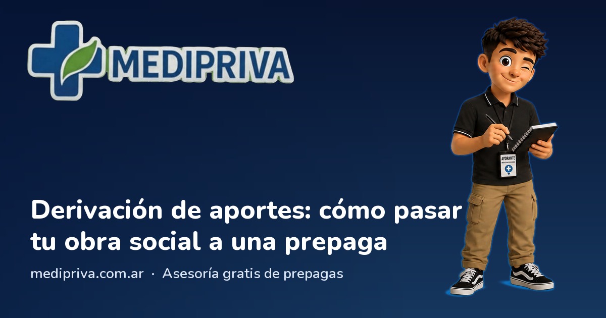 Miniatura: Derivación de aportes: cómo pasar tu obra social a una prepaga