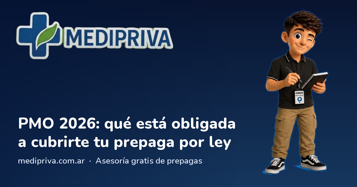 ¿Qué cubre el PMO por ley?