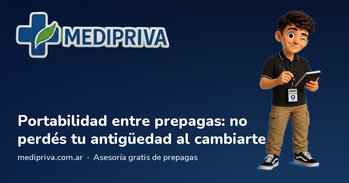 Miniatura: Cambiar de prepaga y antigüedad: qué dice la Ley 26.682