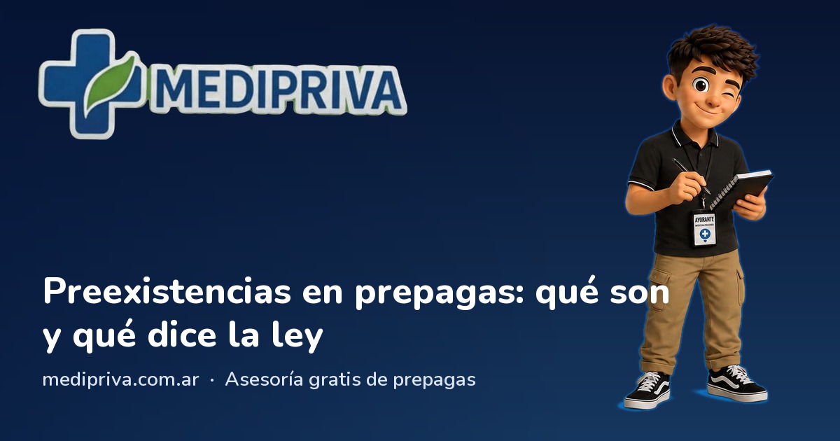 Miniatura: Preexistencias en prepagas: qué son y qué dice la ley