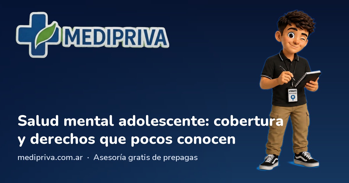 Miniatura: Salud mental adolescente: cobertura y derechos que pocos conocen