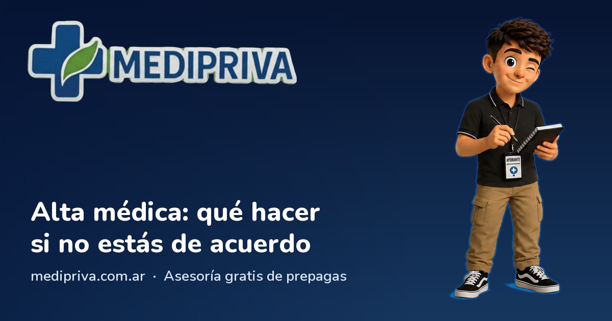 Miniatura: Alta médica: qué hacer si no estás de acuerdo
