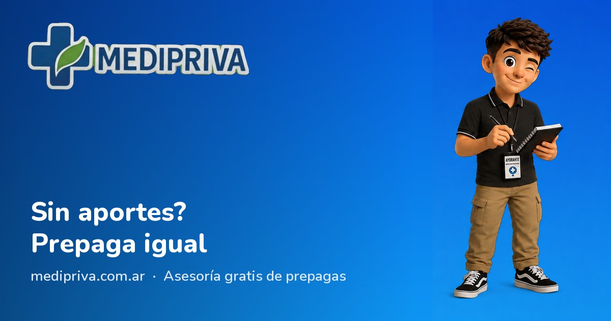 Miniatura: Sin aportes ni relación de dependencia: así podés tener prepaga igual